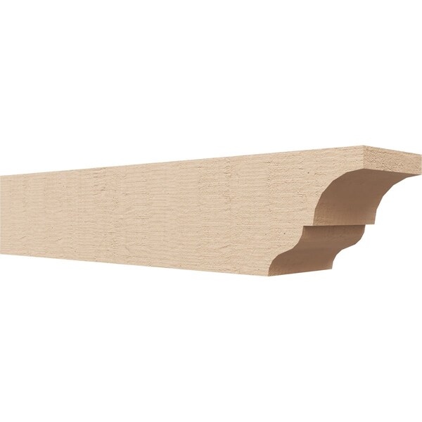 Ekena Millwork 4in. W x 4in. H x 20in. L Asheboro Woodgrain TimberThane Rafter Tail, Primed Tan RFTUR04X04X20ASHRCPR - main